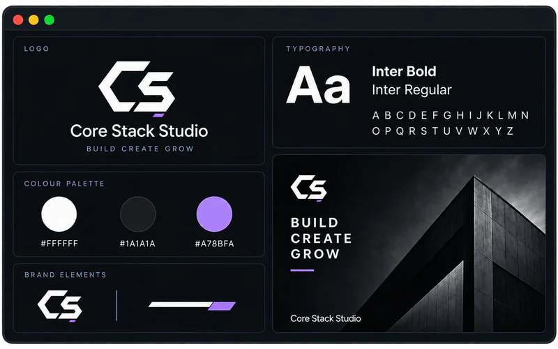 Branding and design identity system